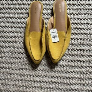 Express Mustard Yellow Women's Mules